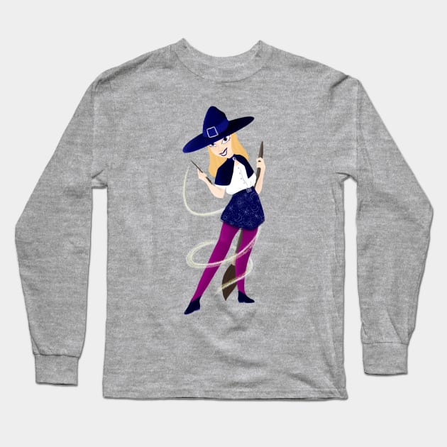 Witch Long Sleeve T-Shirt by BarracudApps